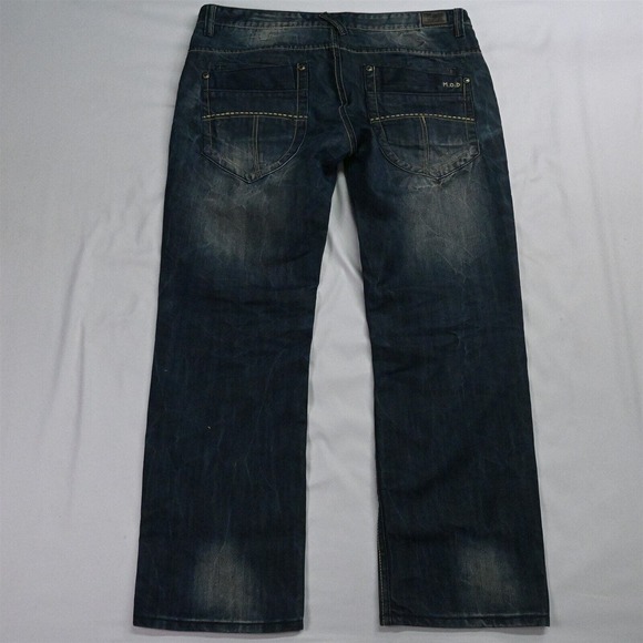 MOD Miracle of Denim 38 x 32 Joshua Bootcut Dark Rinse Denim Jeans - Picture 7 of 7